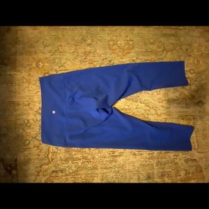 Lulu lemon blue leggings. Size 4